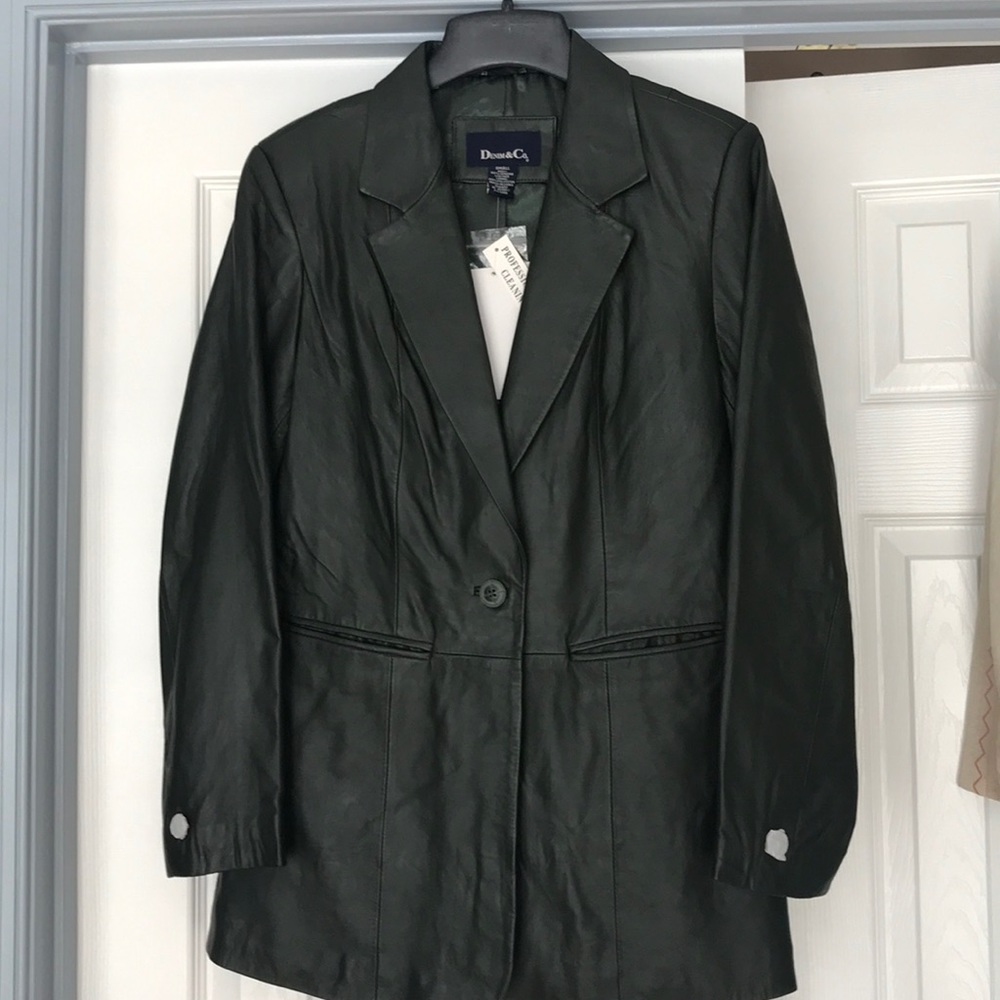 Denim and Co leather jacket